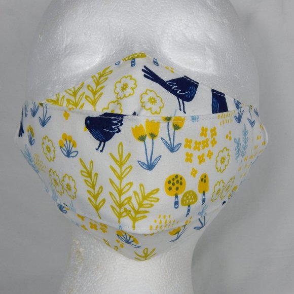 Beautiful Handmade Face Mask Girls 10-16 Yo. - Picture 3 of 6